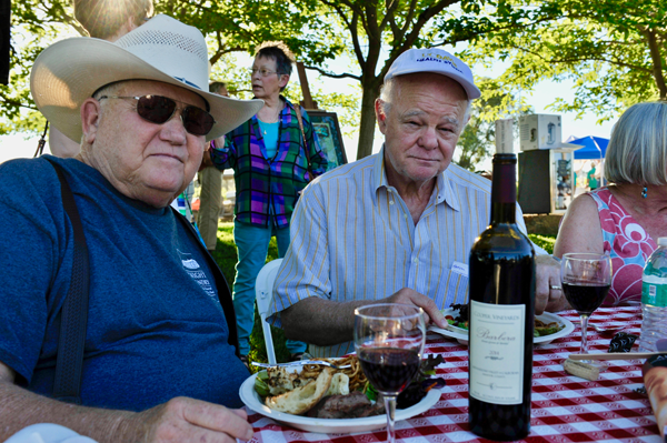 pic of Dick Cooper and friend